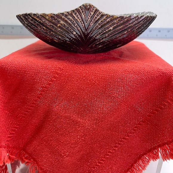 Signature Home Collections Silver, Brown Iridescent Shell Bowl Made In Turkey - Picture 5 of 16